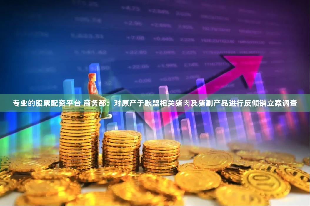 专业的股票配资平台 商务部：对原产于欧盟相关猪肉及猪副产品进行反倾销立案调查