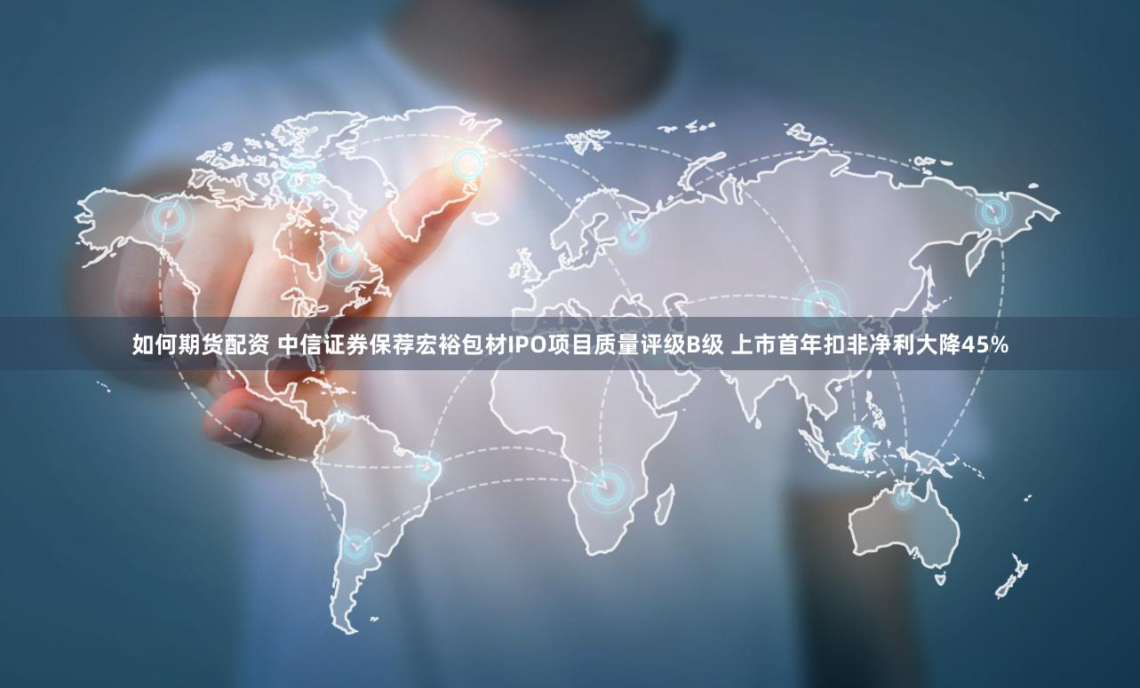 如何期货配资 中信证券保荐宏裕包材IPO项目质量评级B级 上市首年扣非净利大降45%